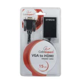 GEMBIRD Redukce VGA - HDMI, 0,15m, M/F