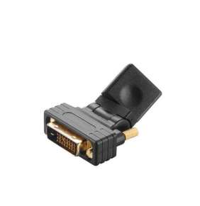 AKASA - úhlová redukce DVI-D na HDMI