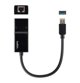 Belkin adaptér USB 3.0 / Gigabit Ethernet 10/100/1000Mbps