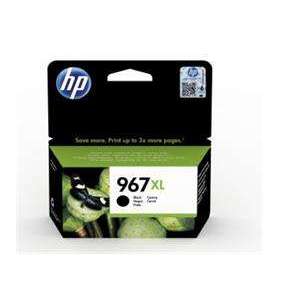 HP originální ink HP 967XL (Černá, 3 000str.) pro  HP OfficeJet Pro 9020
