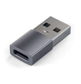 Satechi adaptér USB 3.0 to USB-C - Space Gray Aluminium