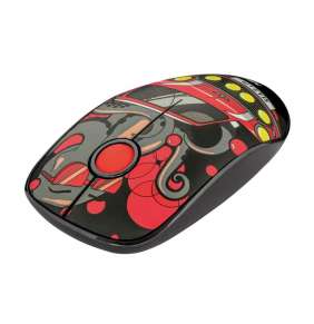TRUST Myš Sketch Wireless Silent Click Mouse - red