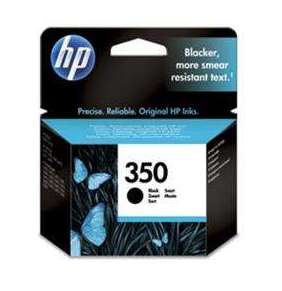 HP 350 Black Inkjet Print Cartridge with Vivera Ink- Blister