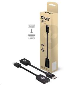 Club3D Pasívny adaptér DisplayPort 1.1 na HDMI 1.3 (M/F), 24cm