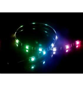 AKASA LED pásek Vegas MB / AK-LD05-50RB / 15x LED / 10x magnet / 12V / 50cm / 4-pin / multicolor