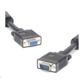 Predlžovací kábel PREMIUMCORD VGA 5 m (HD15M/F, dvojité tienenie, feritové jadrá)