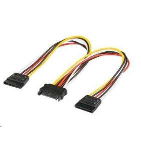 PremiumCord Napájecí kabel k HDD Serial ATA - rozdvojka M/2xF 16cm