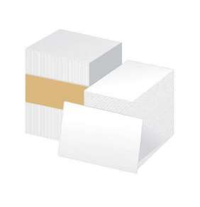Premier (PVC) Blank White Cards,Card, 15 mil,500ks