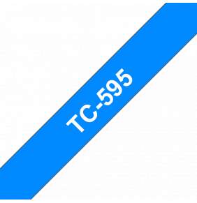 Brother - TC-595 modrá / bílá (9mm)