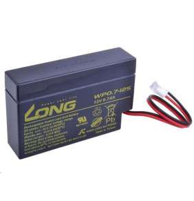 Long Baterie 12V 0,7Ah olověný akumulátor JST