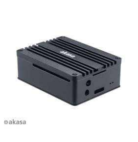 AKASA box pre Raspbery Pi 3 Model B/B+, Pi2 Model B, Asus Tinker/S, bez ventilátora, hliníkový, s tepelnými modulmi, či