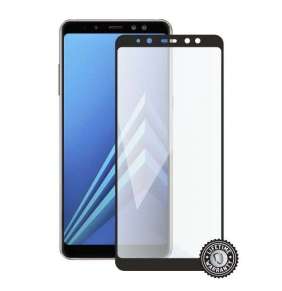 Screenshield SAMSUNG A530 Galaxy A8 (2018) Tempered Glass protection (full COVER black)