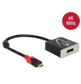 Delock Adaptér USB Type-C™ samec   Displayport samice (DP Alt Mód) 4K 60 Hz