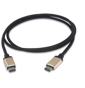 Kábel USB PREMIUMCORD 3.1 konektor C/male - USB 3.1 C/male, 0,5 m hliníkové konektory