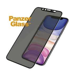 PanzerGlass ochranné sklo Camslider Privacy pre iPhone 11/XR - Black Frame