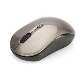 Bezdrátová optická notebooková myš ednet 2.4GHz 800/1200/1600 DPI, Nano přijímač, černá / šedá