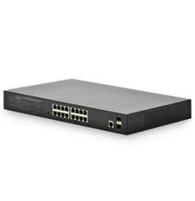 DIGITUS Professional DIGITUS Gigabit Ethernet Web Smart 16 port Switchwith 2 SFP ports