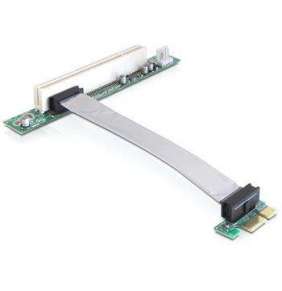 Delock Riser card PCI Express x1   PCI 32Bit 5 V s flexibilním kabelem 13 cm zasunutí vlevo
