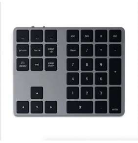 Satechi numerická klávesnica Bluetooth Extended Keypad - Space Gray Aluminium
