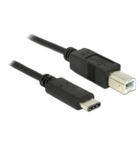Delock Kabel USB Type-C™ 2.0 samec   USB 2.0 Typ-B samec 2,0 m černý