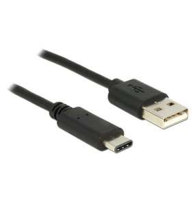 Delock Kabel USB 2.0 Typ-A samec   USB Type-C™ 2.0 samec 0,5 m černý