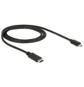 Delock kabel USB Typ-C™ 2.0 samec   USB 2.0 typ Micro-B samec 1 m černý 