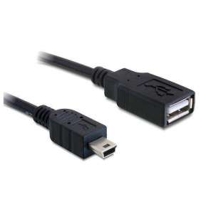 Delock kabel USB 2.0-A samice   mini USB samec 0,5 m