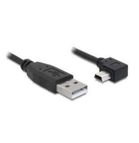 Delock kabel USB 2.0 A-samec   USB mini-B 5-pin samec pravoůhlý, 2 metry