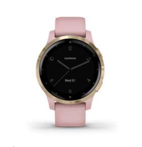 GARMIN chytré sportovní GPS hodinky vívoactive4S LightGold/Pink Band