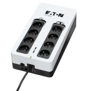 Eaton 3S 850 FR, UPS 850VA / 510W, 8 zásuviek (4 zálohované), USB, 2x USB nabíjanie, slovenské zásuvky