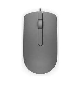 DELL 570-AAIT, MS116 optická myš s podporou posúvania, 3 tlačidlá, USB, šedá