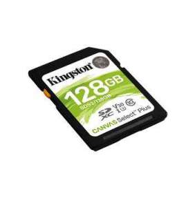 128 GB .SDXC karta Kingston Canvas Select Plus SD Class 10 UHS-I (r100MB/s, w85MB/s) 