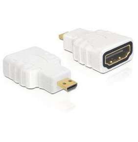 Delock HDMI adaptér A/samice   micro D/samec, Ethernet (HEC)