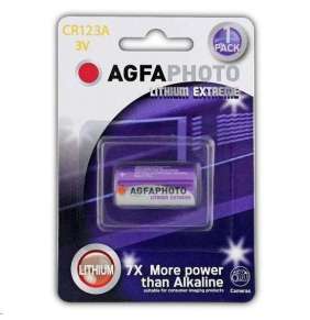 AgfaPhoto lithiová foto batéria 3V, CR123A, blister 1ks 