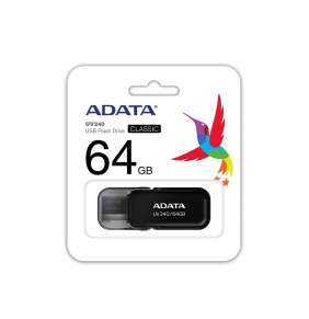 ADATA Flash disk UV240 32GB / USB 2.0 / černá