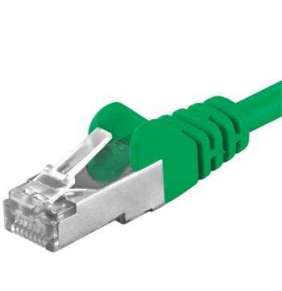 Premiumcord Patch kabel CAT6a S-FTP, RJ45-RJ45, AWG 26/7 0,5m,  zelená