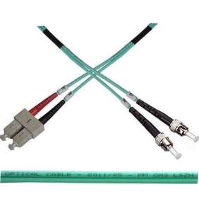 Optický patch kabel duplex SC-ST 50/125 MM 3m OM3