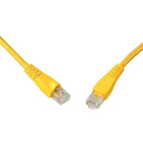 SOLARIX patch kabel CAT6 UTP PVC 2m žlutý snag proof