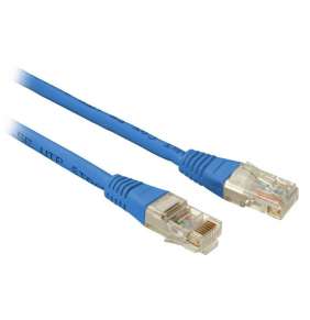 SOLARIX patch kabel CAT5E UTP PVC 3m modrý non-snag proof