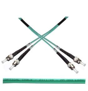 Optický patch kabel duplex ST-ST 50/125 MM 2m OM3