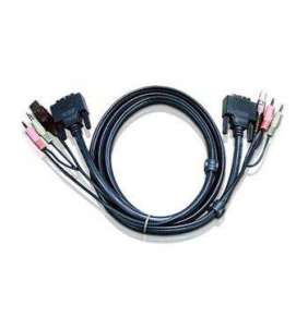 ATEN int.kabel pro KVM USB, DVI, audio,  3m pro CS1768