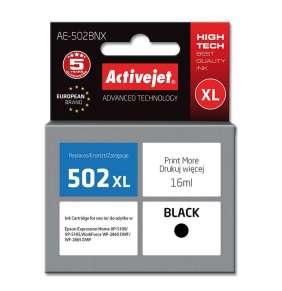 Atrament ActiveJet pre Epson 502XL W14010 AE-502BNX Black 16 ml 