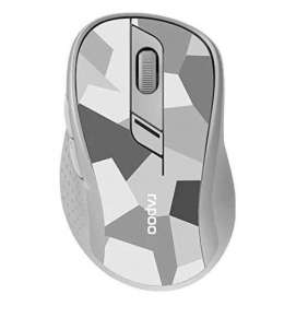 RAPOO Mouse M500 Silent Multi-mode Wireless Optical Mouse, sivá