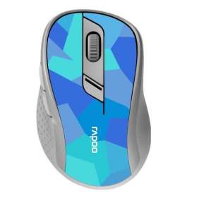 RAPOO Mouse M500 Silent Multi-mode Wireless Optical Mouse, modrá