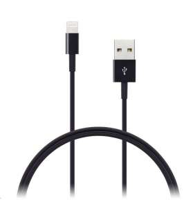 CONNECT IT Wirez Apple Lightning - USB, černý, 2m