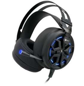 Herní sluchátka C-TECH Marsyas (GHS-11B), pro gaming, podsvícená, černo-modrá
