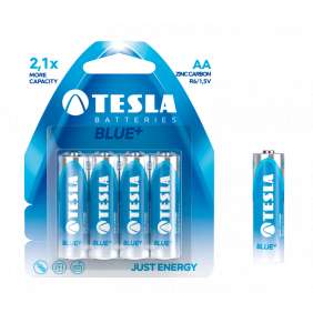 TESLA - baterie AA BLUE+, 4ks, R06   Akce 2 +1 ZDARMA