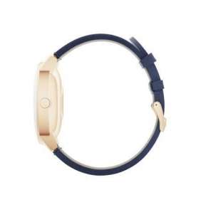 Withings Steel HR (36mm) Rose Gold w/ Blue Leather + Grey Silicone wristband
