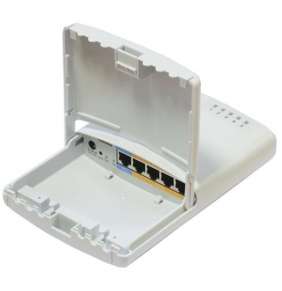 MIKROTIK RouterBOARD PowerBox + L4 (650MHz, 64 MB RAM, 5xLAN switch, outdoor plastic case, zdroj)