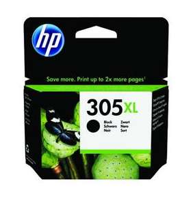 HP inkoustová kazeta 305XL (černá originál) pro - DeskJet 2300, 2710, 2720, DeskJet Plus 4100, ENVY 6000, ENVY Pro 6400